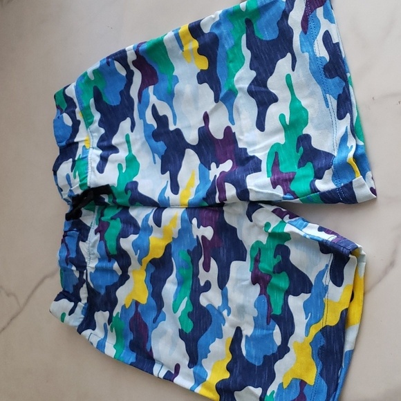 Spotted Zebra 3pk Knit Jersey Shorts in Green, Blue Camo & Black Size S (6/7) - Picture 5 of 13